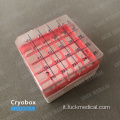Rack di archiviazione di cryo box di Cryovial